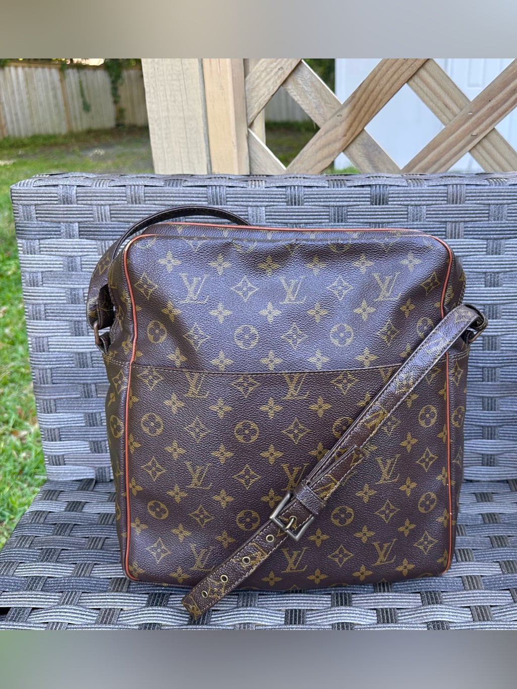 Vintage Louis Vuitton Monogram Marceau Gm Messenger Crossbody Bag Unisex